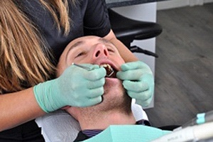 Man undergoing oral conscious sedation in Jonesboro